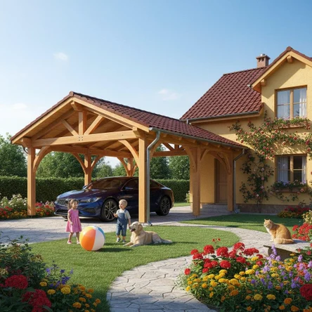 Деревянные навесы в Москве и Московской области